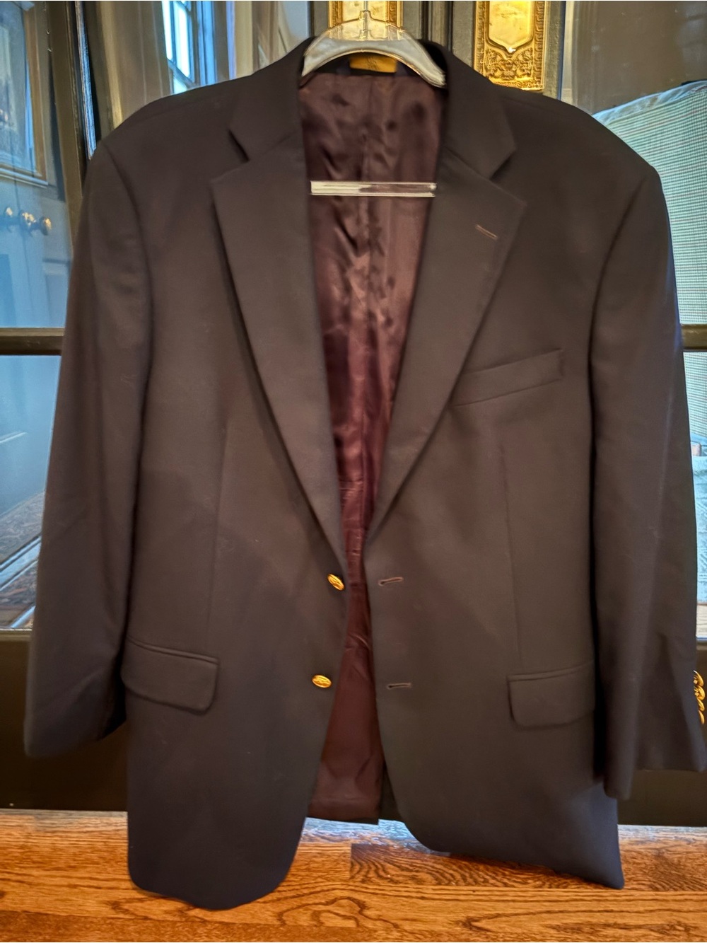 Men's Classic Navy Blazer – Unbranded